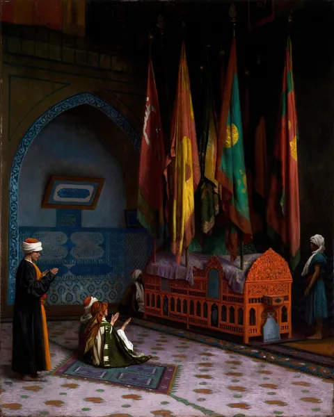 The Sentinel at the Sultan’s Tomb av Jean-Léon Gérôme