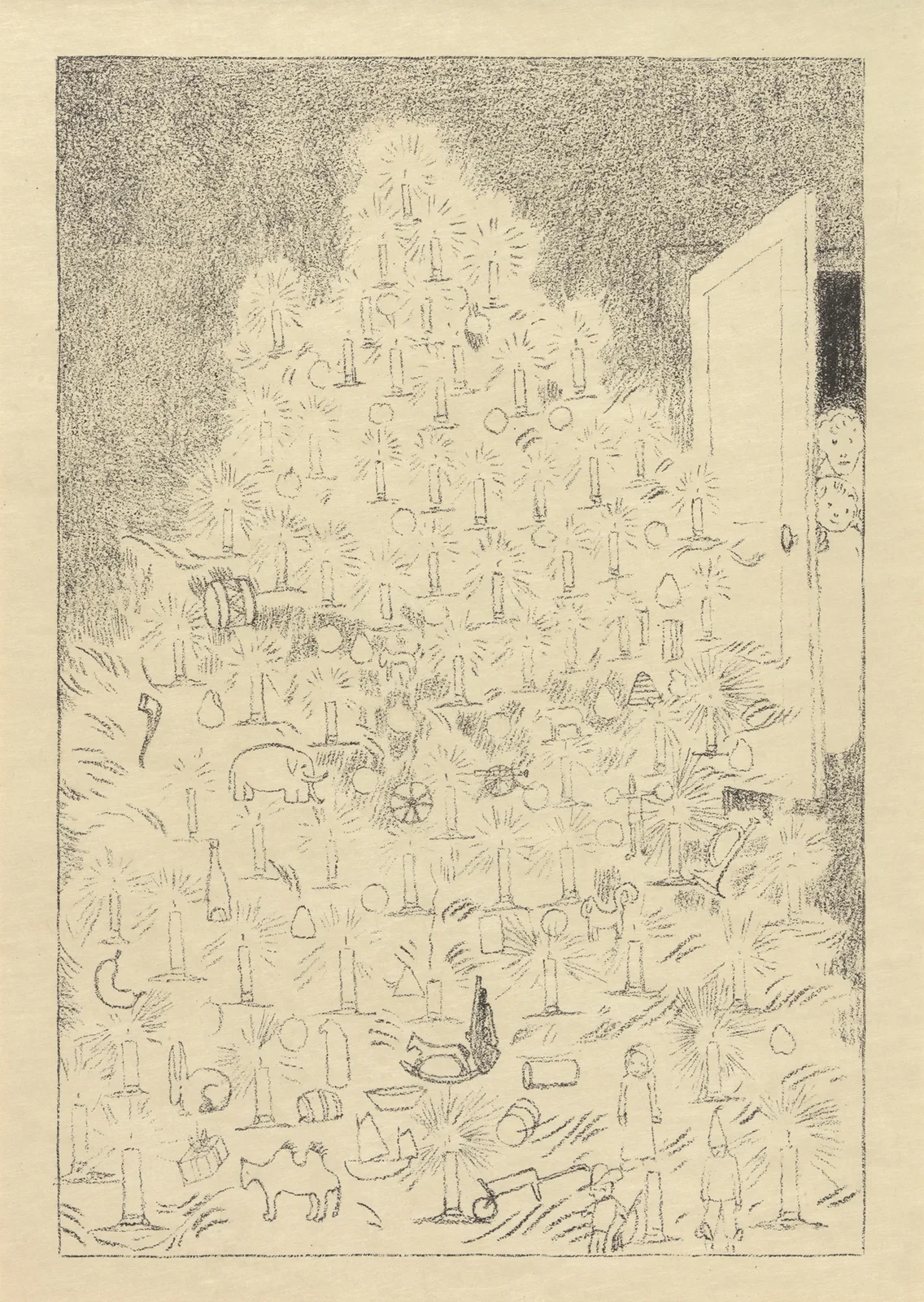 L’arbre de Noël av Léon Spilliaert
