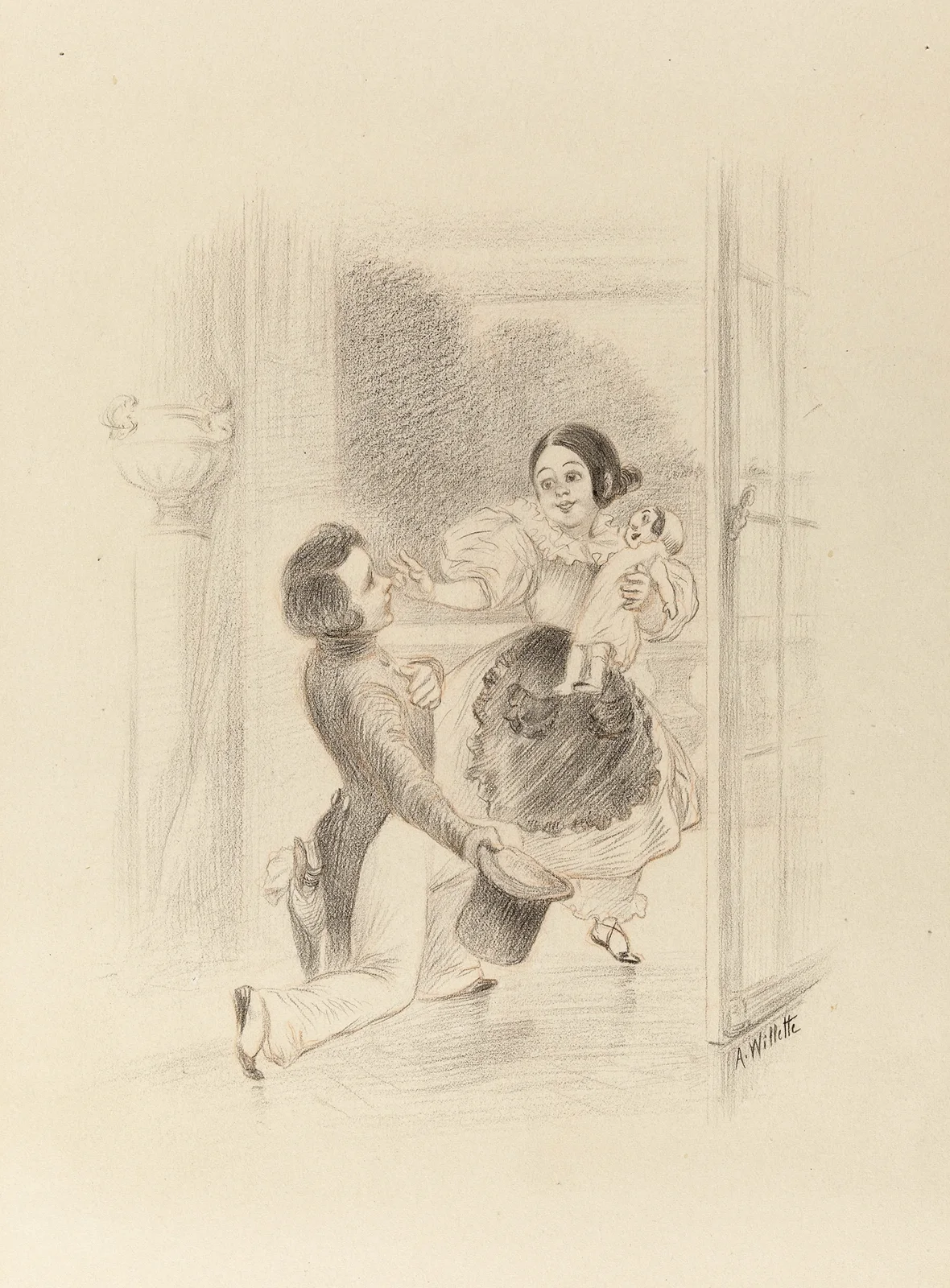 Hermina av Adolphe Léon Willette