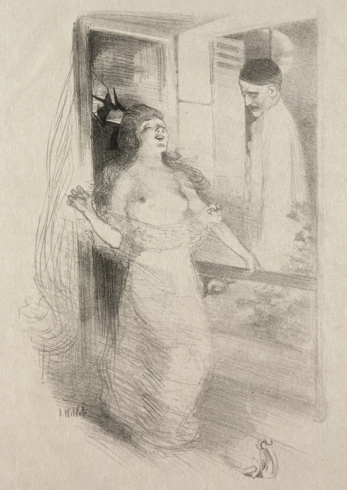 Pierrot av Adolphe Léon Willette
