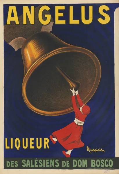 Angelus. Liqueur des Salésiens de Dom Bosco av Leonetto Cappiello