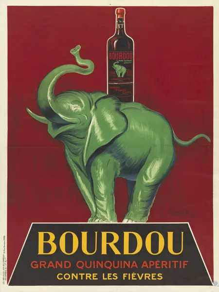 Bourdou grand quinquina apéritif contre les fièvres av Leonetto Cappiello
