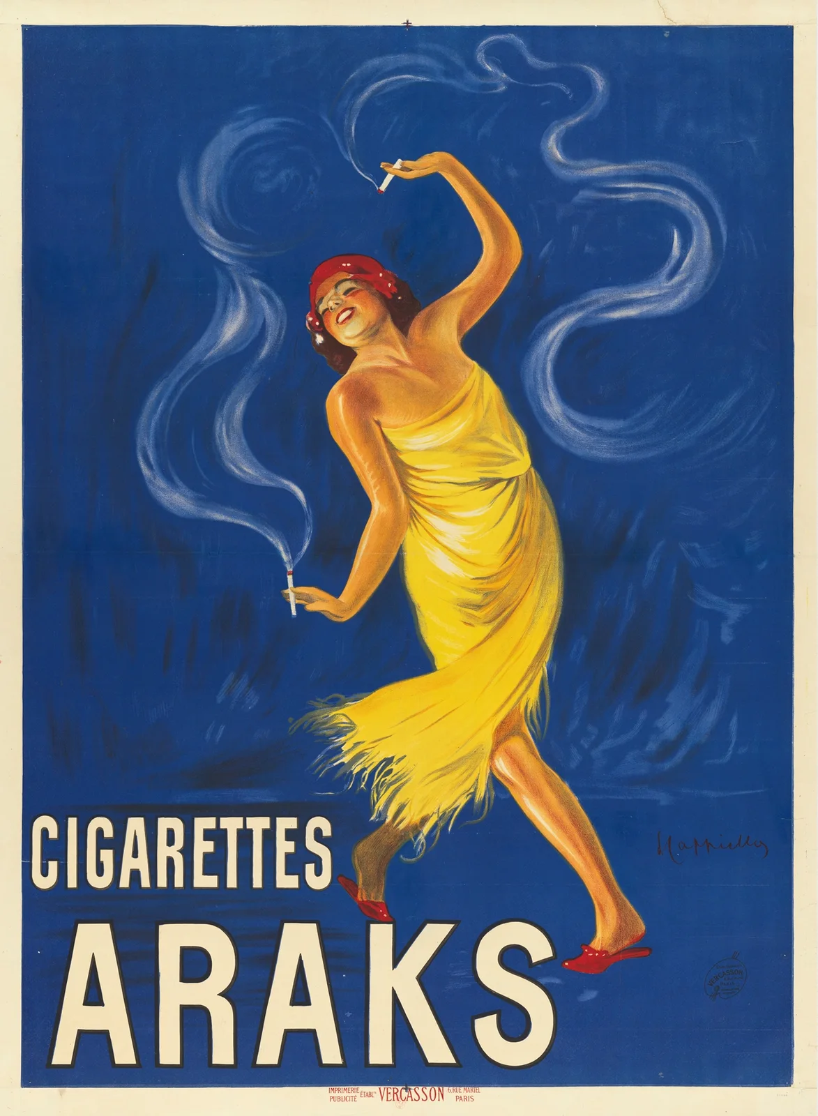 Cigarettes Araks av Leonetto Cappiello