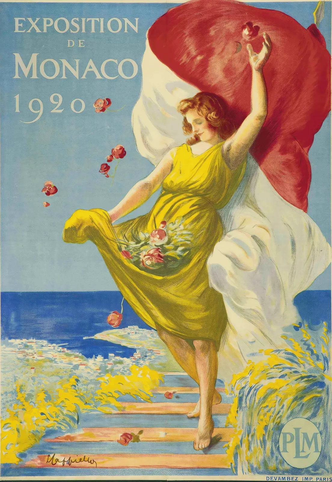 Exposition De Monaco av Leonetto Cappiello