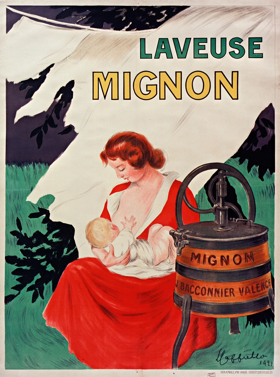 Laveuse Mignon av Leonetto Cappiello