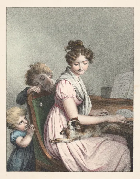La distraction av Louis-Léopold Boilly