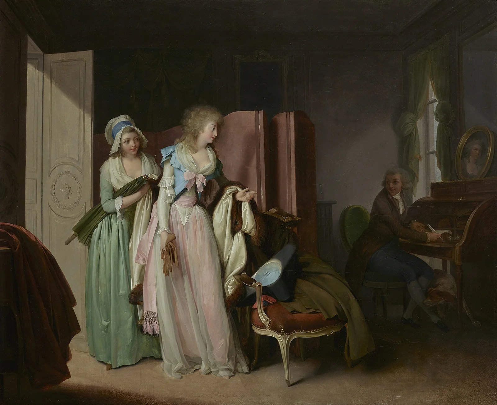 La visite rendue (The Visit Returned) av Louis-Léopold Boilly