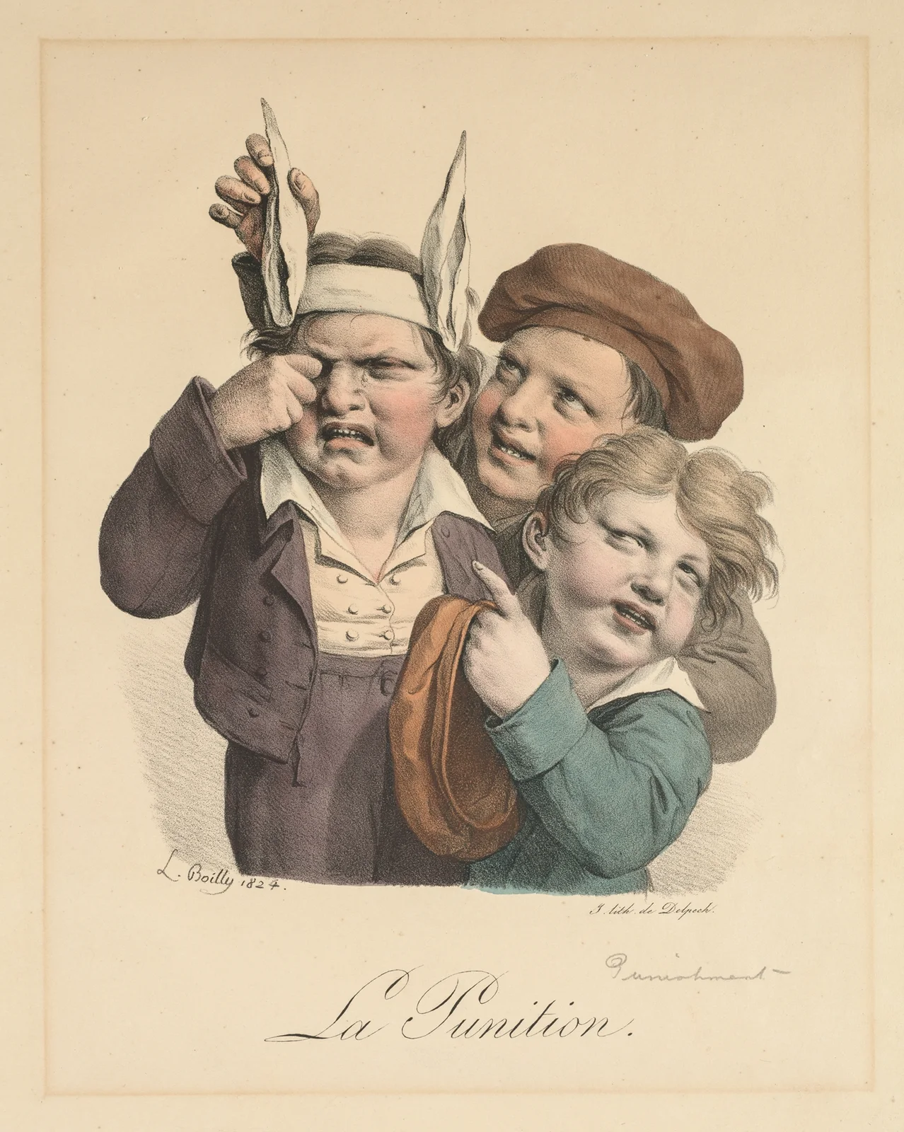 Punishment av Louis-Léopold Boilly