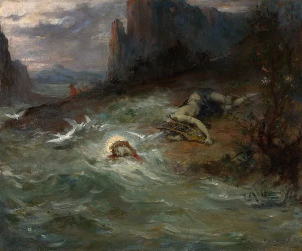 The Death of Orpheus av Henri Leopold Lévy