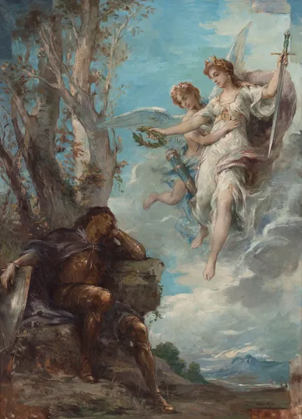 The Knight’s Dream av Henri Leopold Lévy