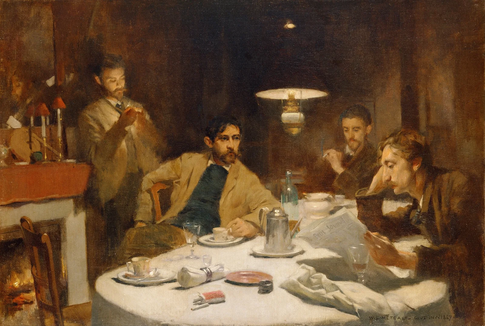 The Ten Cent Breakfast av Willard Leroy Metcalf