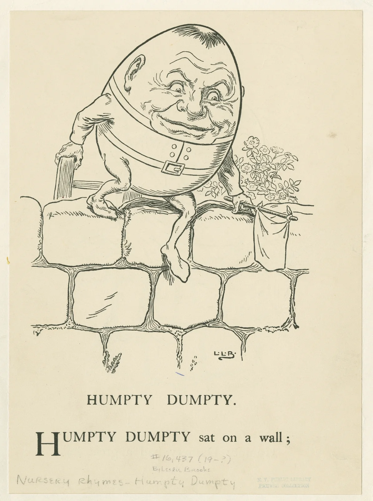 Humpty Dumpty. av Leonard Leslie Brooke