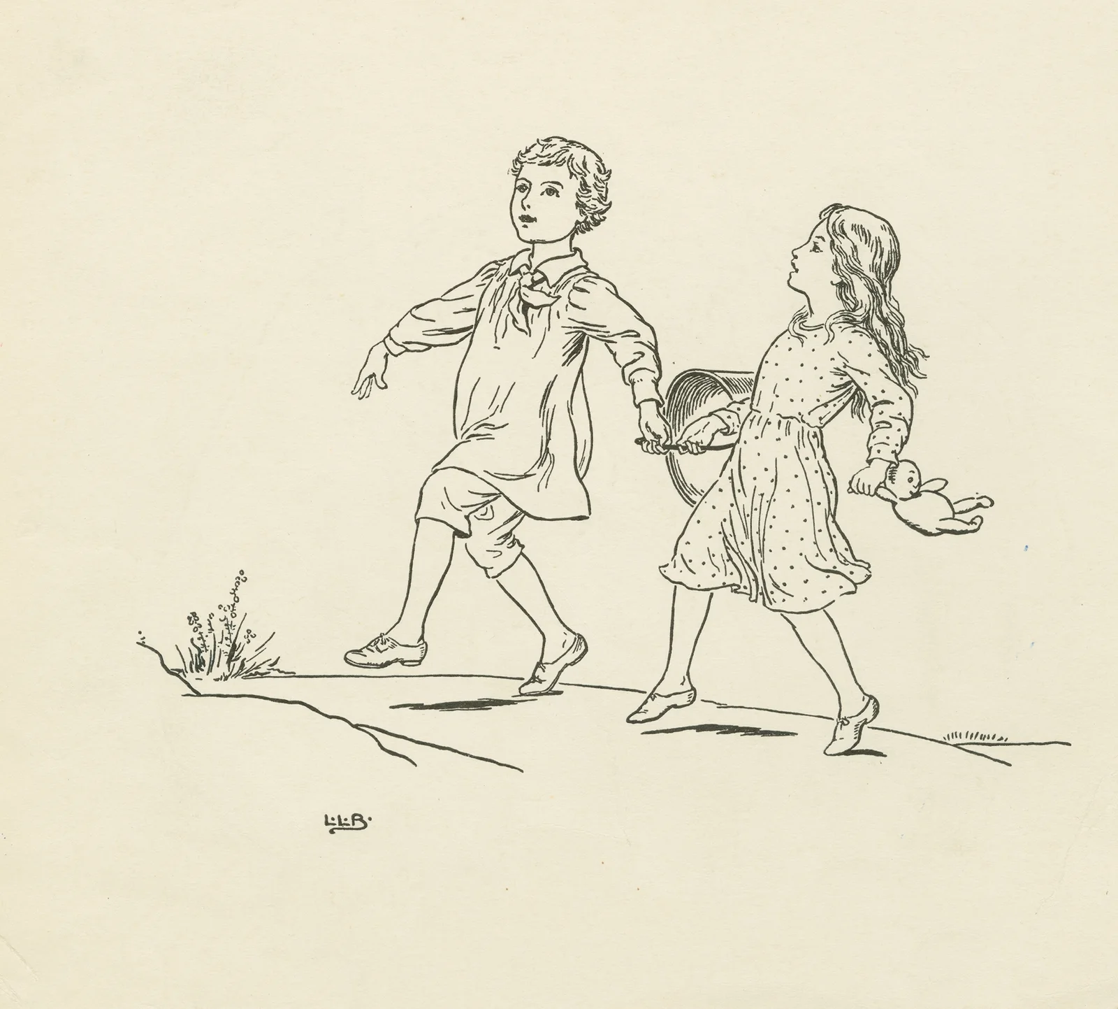 Jack and Jill av Leonard Leslie Brooke