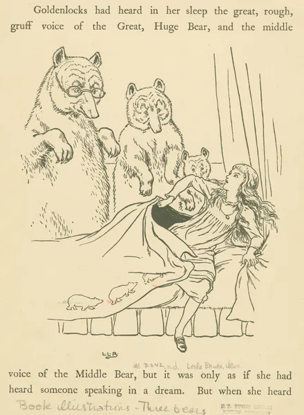 The bears discover Goldilocks av Leonard Leslie Brooke