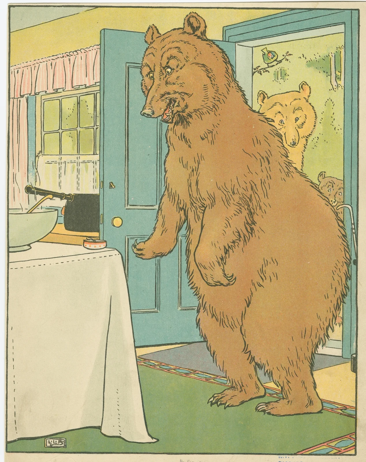 The bears return home av Leonard Leslie Brooke