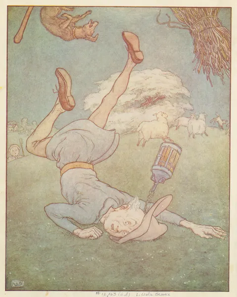 The man in the moon came tumbling down av Leonard Leslie Brooke