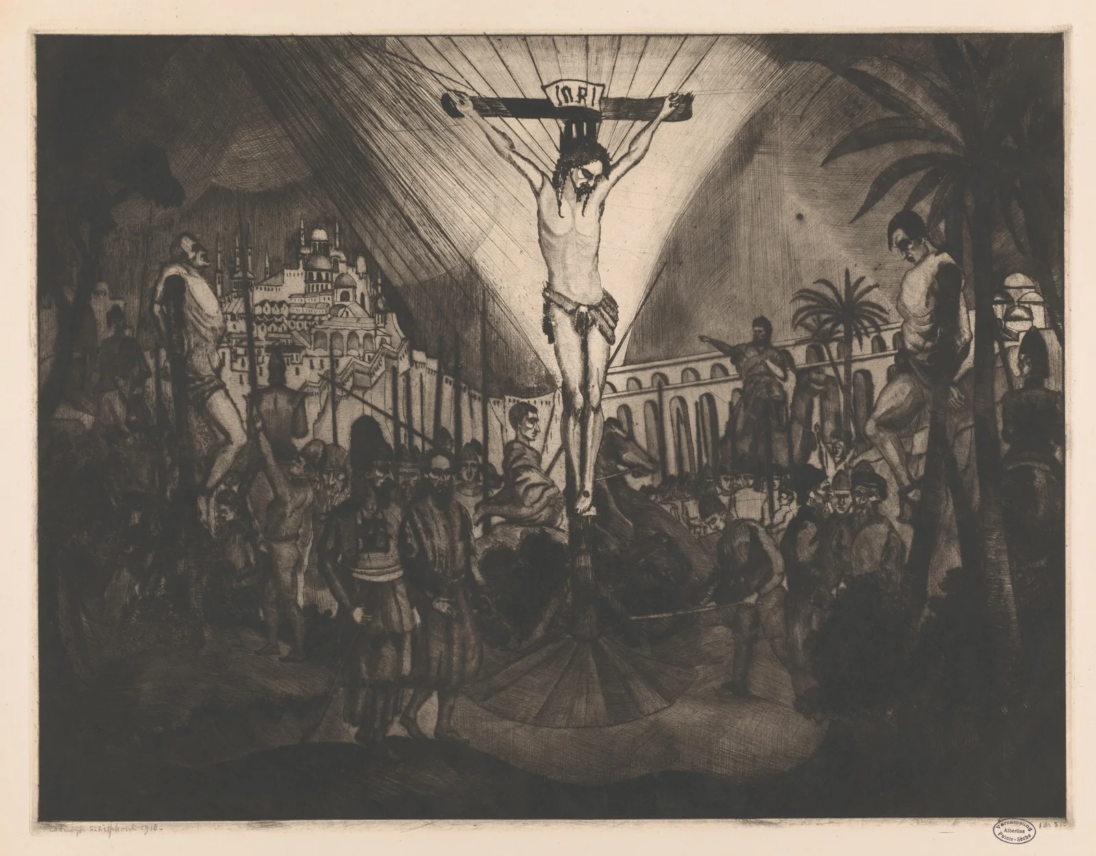 Golgotha II av Lodewijk Schelfhout