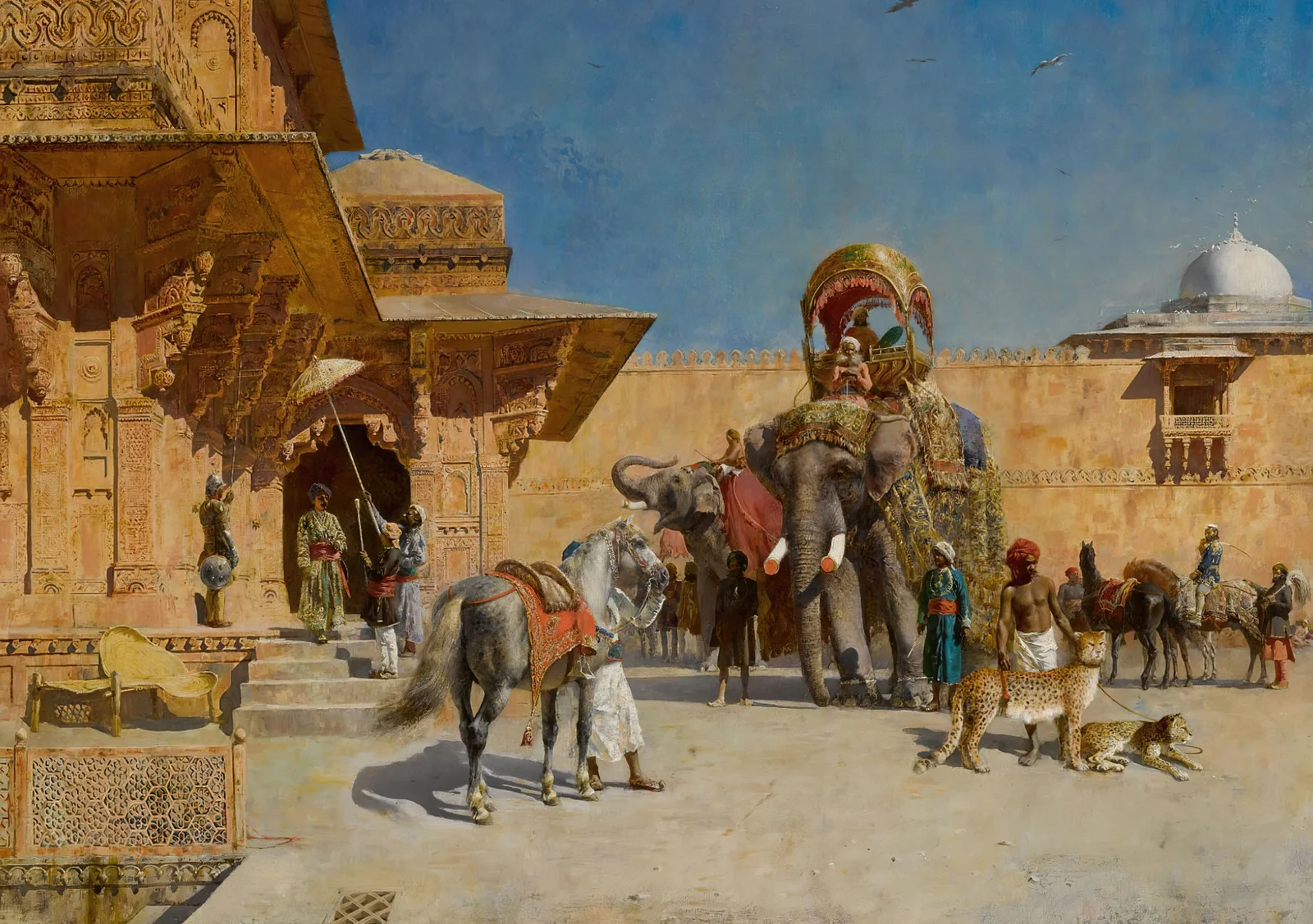Departure For The Hunt av Edwin Lord Weeks