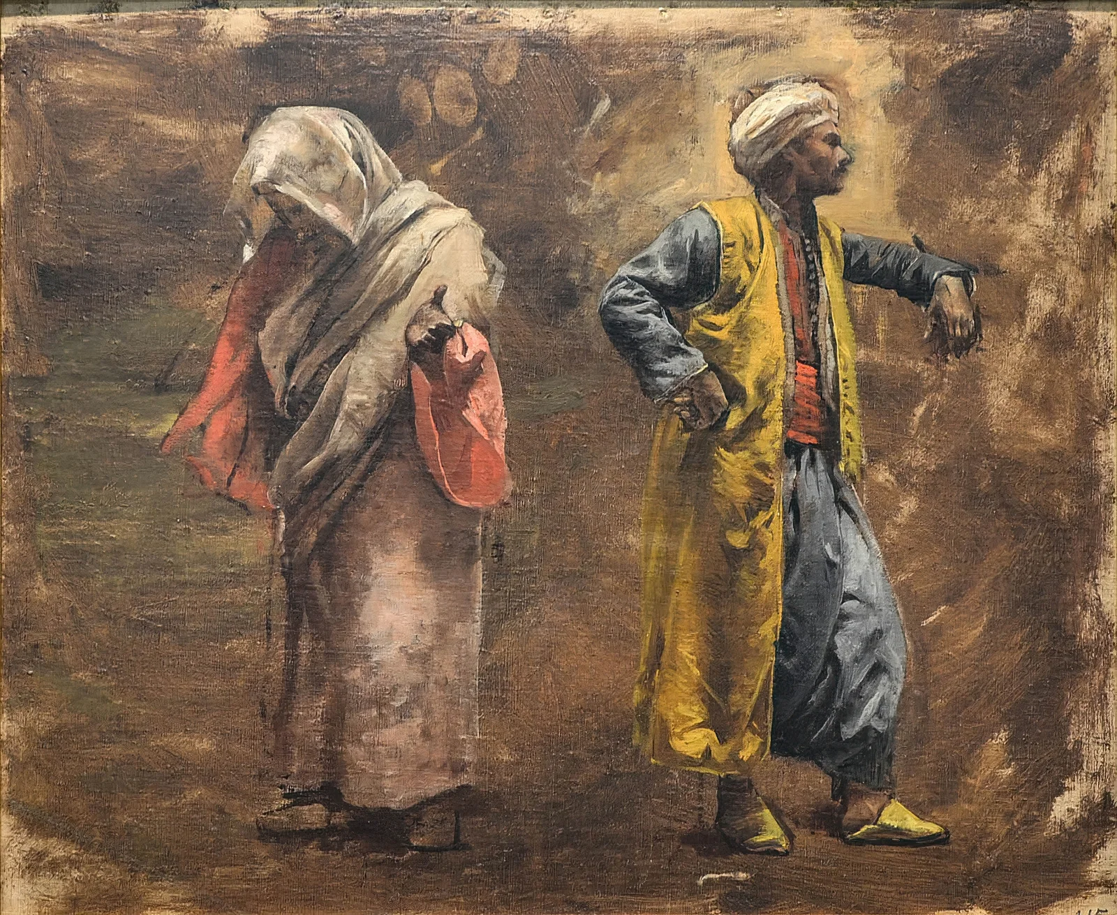 Study of Two Figures av Edwin Lord Weeks