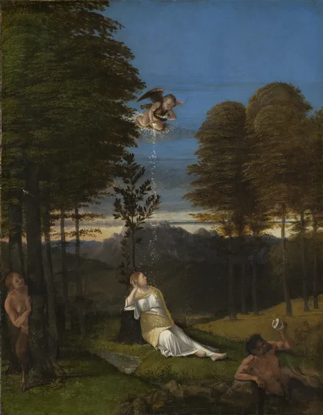 Allegory of Chastity av Lorenzo Lotto