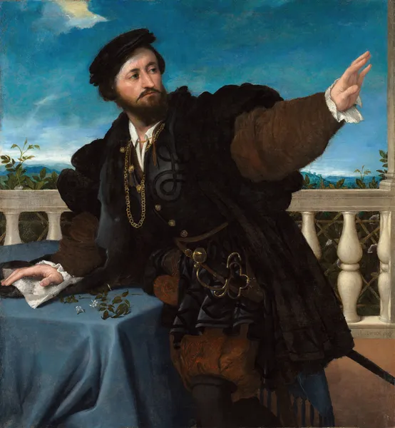 Portrait of a Man av Lorenzo Lotto