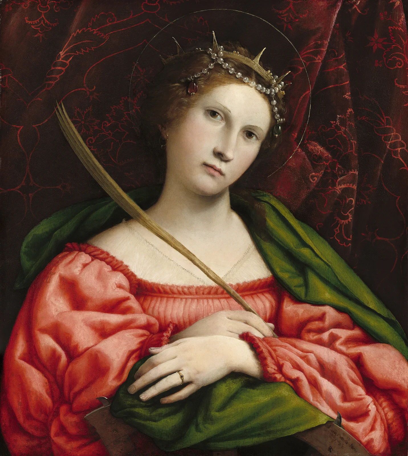 Saint Catherine av Lorenzo Lotto