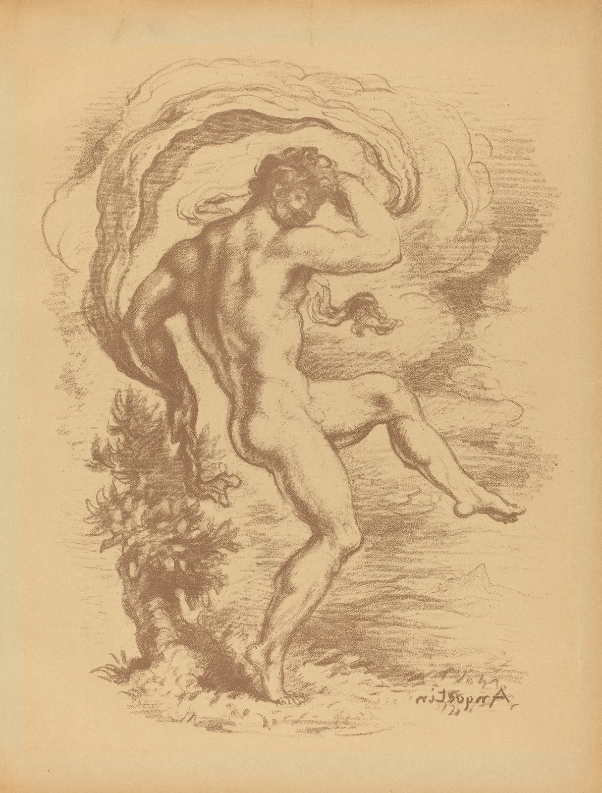 Dancing Nude av Louis Anquetin