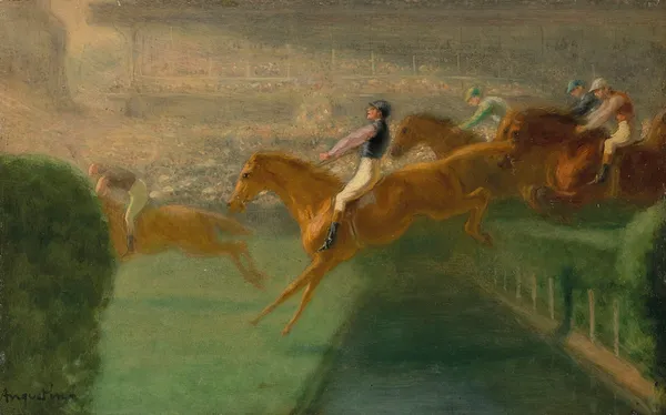 Saut d’obstacle av Louis Anquetin