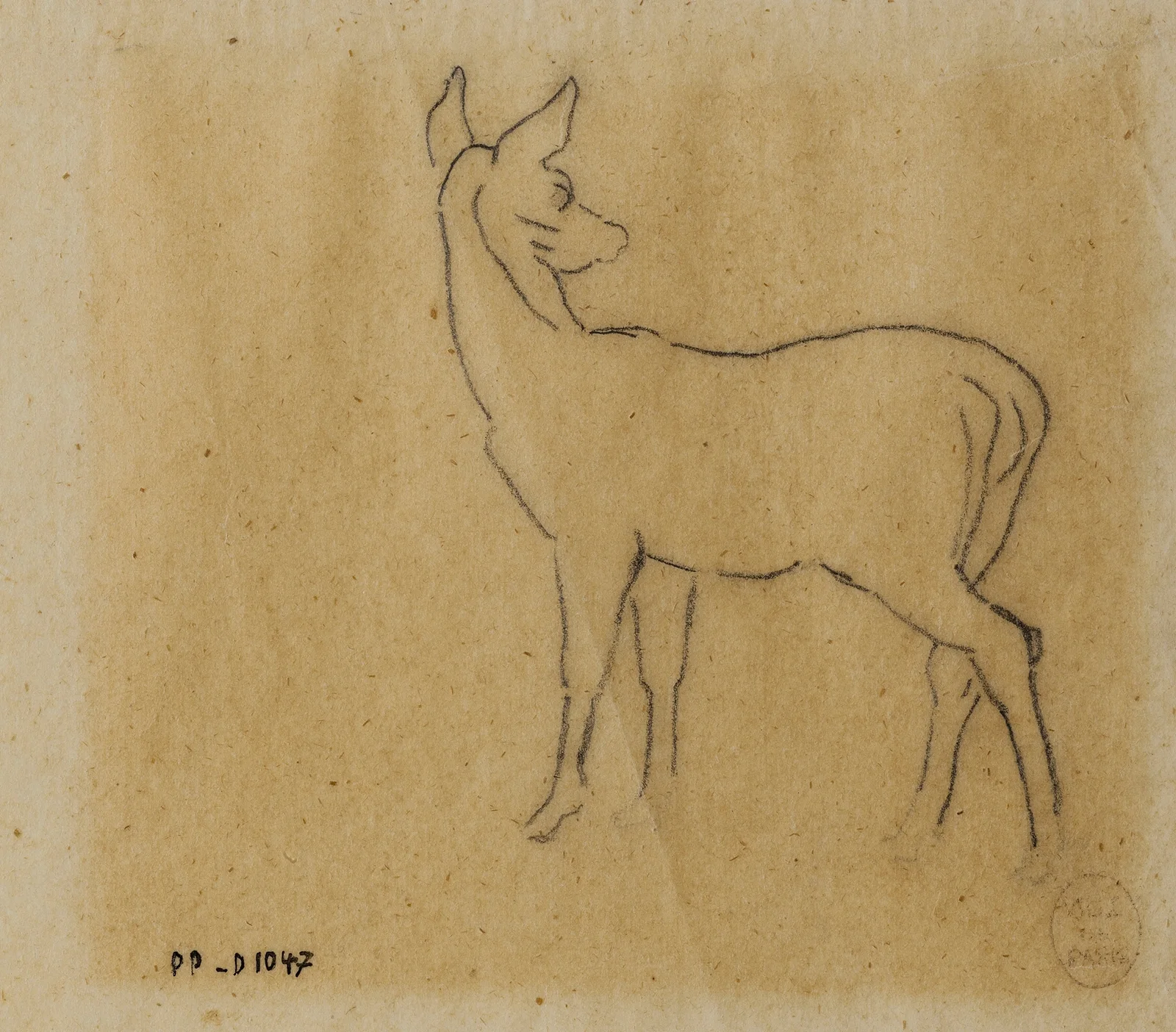 Etude de gazelle av Antoine-Louis Barye