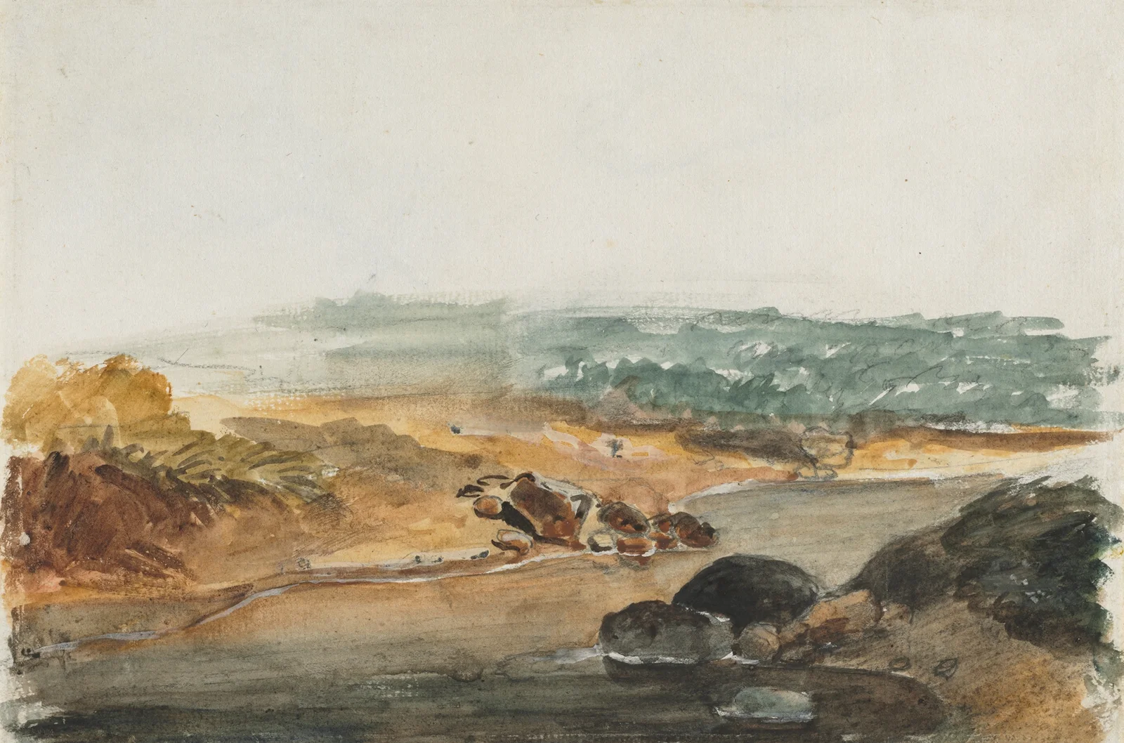 Landscape av Antoine-Louis Barye