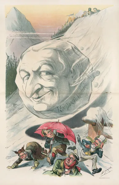 Look out, there, boys! av Louis Dalrymple