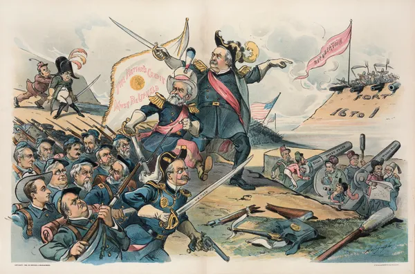 No party lines when the national honor is in peril av Louis Dalrymple