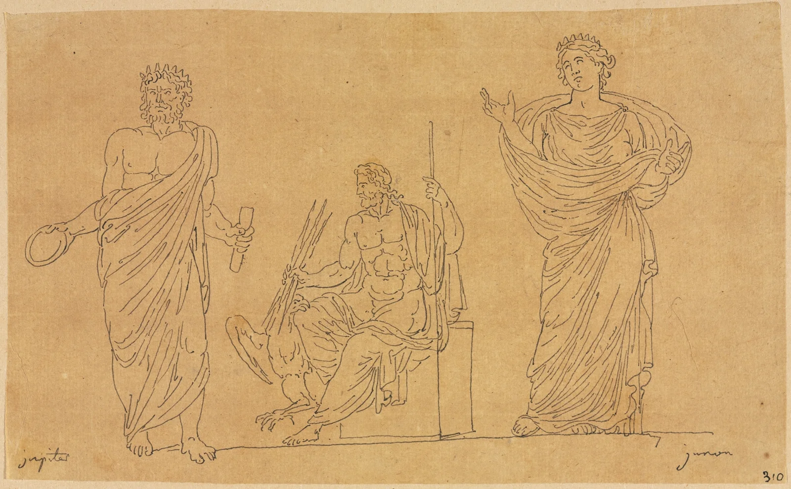 Gods and Goddess av Jacques Louis David
