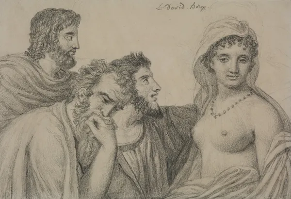 Phryné before the Judges av Jacques Louis David