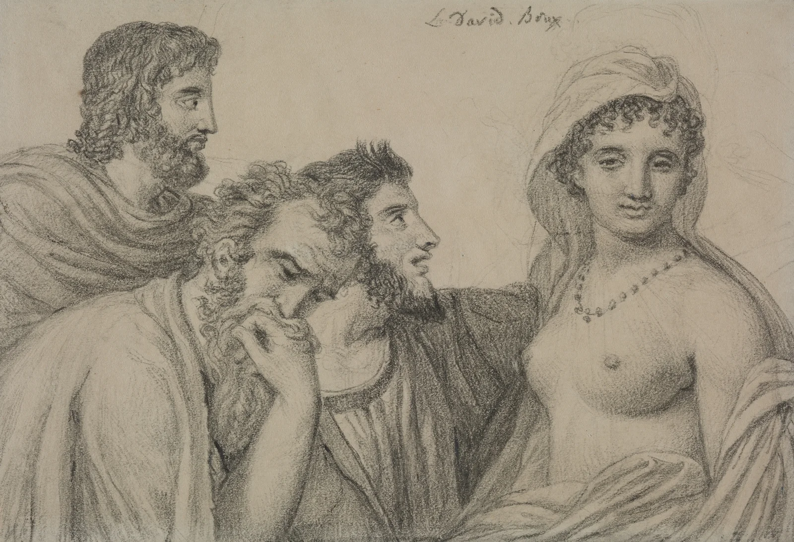 Phryné before the Judges av Jacques Louis David