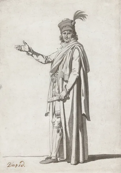 Study for a Costume of a Civil Official av Jacques Louis David