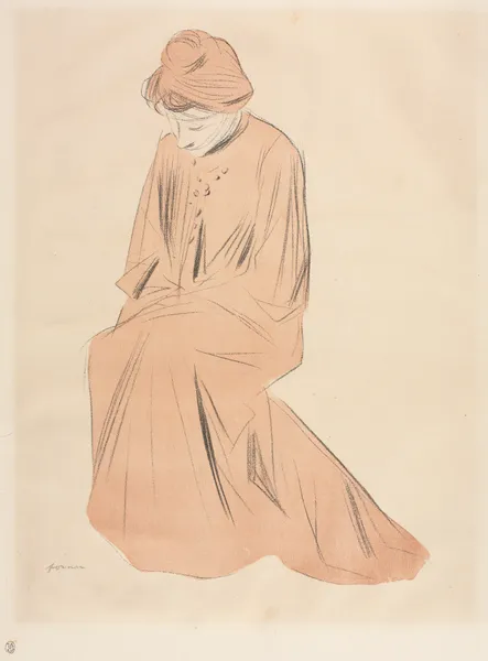 Study of a Seated Woman av Jean-Louis Forain