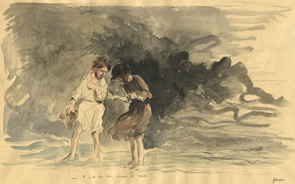 There is corn in the sea! av Jean-Louis Forain