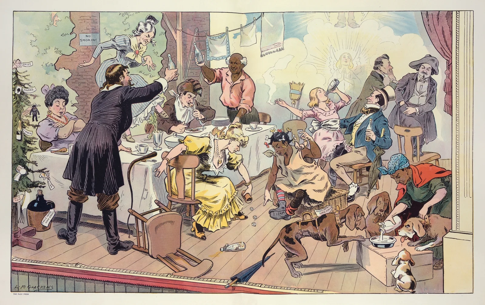 Between performances av Louis Glackens