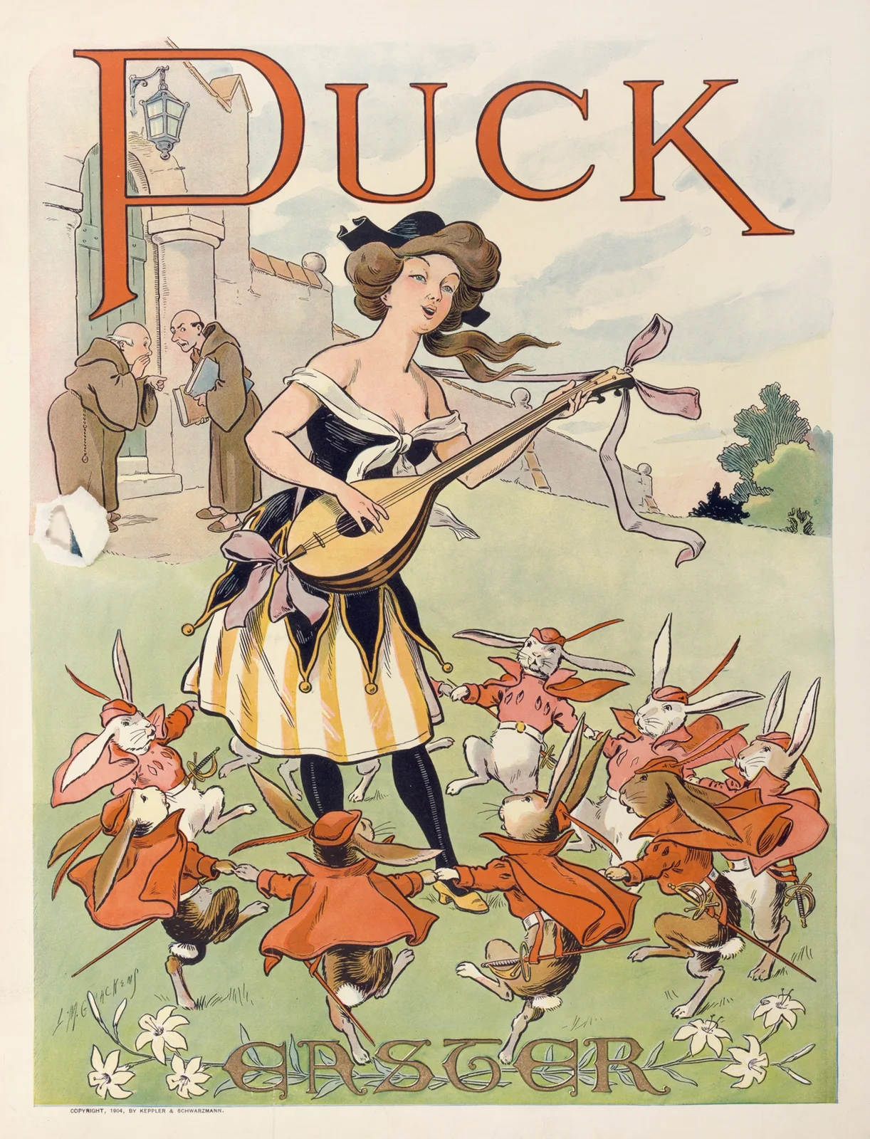 Puck Easter av Louis Glackens