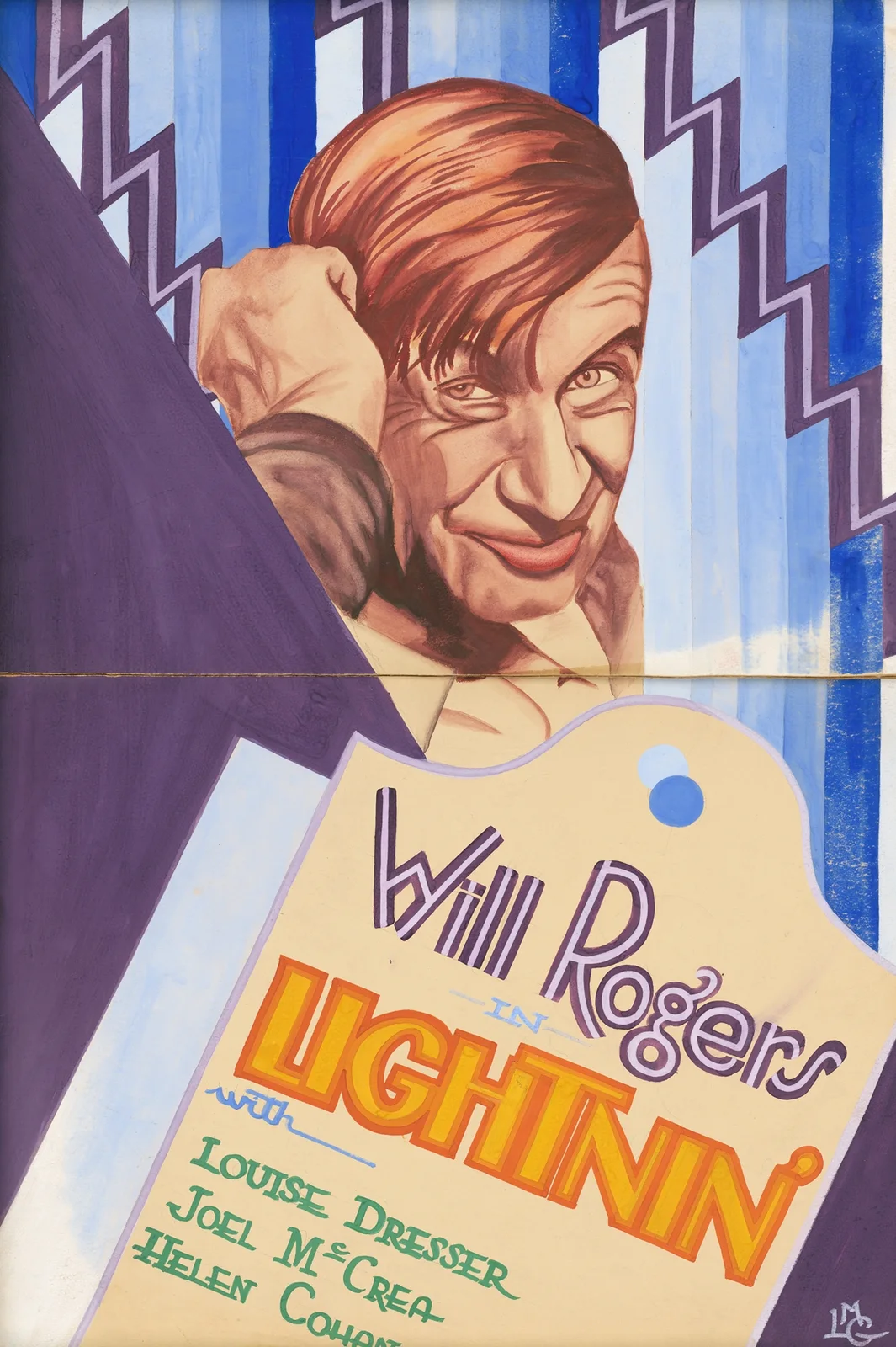 Will Rogers av Louis Glackens