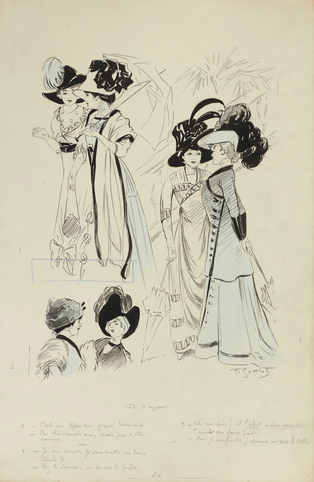 Côte d’Azur av Fernand Louis Gottlob
