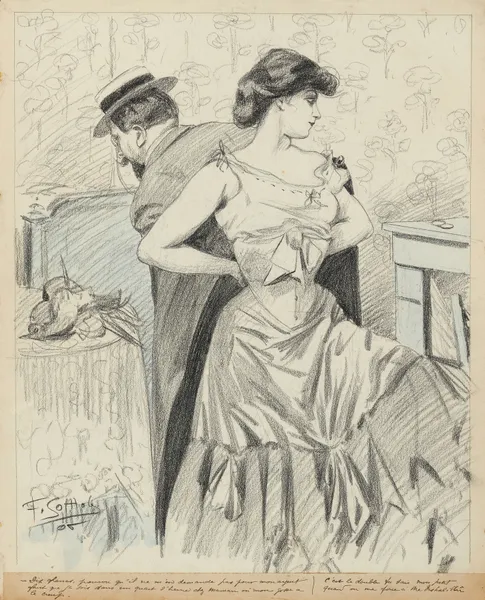 Dix francs, pourvu qu’il ne m’en demande pas pour mon argent. Faut que je sois dans un quart d’heure chez Maman où mon av Fernand Louis Gottlob