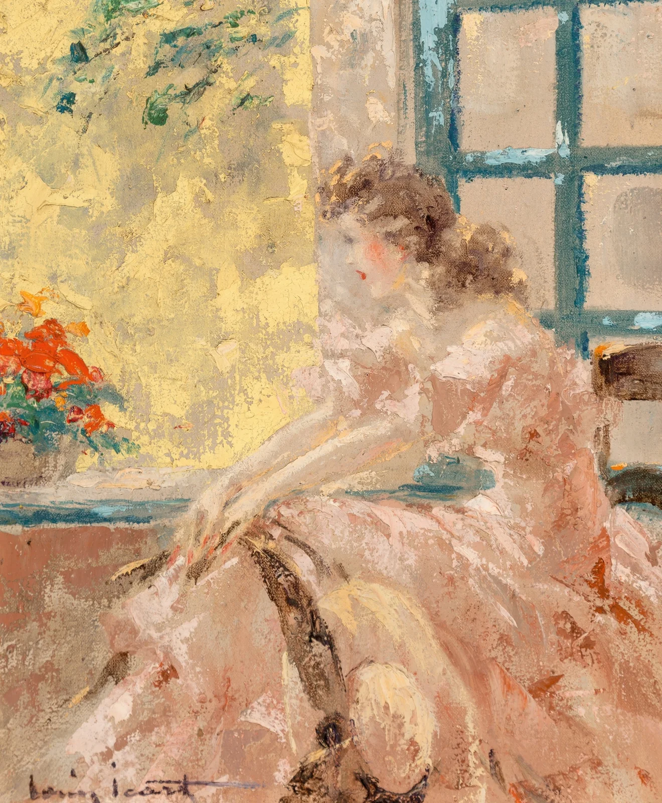 Pensive (Matin) av Louis Icart