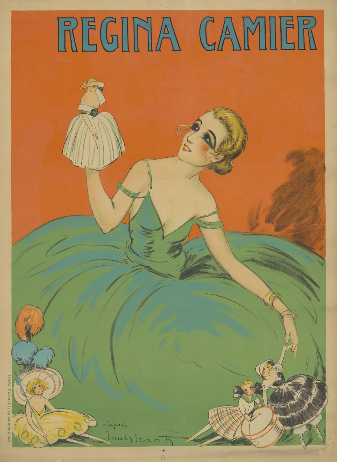 Régina Camier av Louis Icart