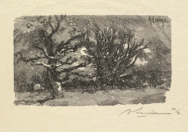 Au dormoir de Lantara av Auguste Louis Lepère