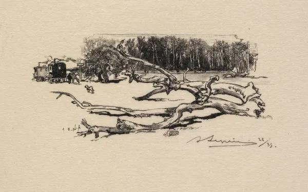 Carrefour de l’Epine av Auguste Louis Lepère