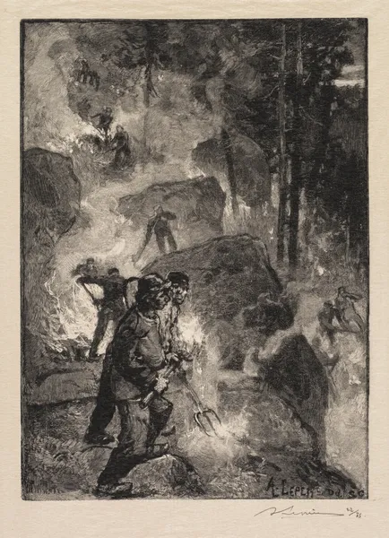 Fern Burners av Auguste Louis Lepère