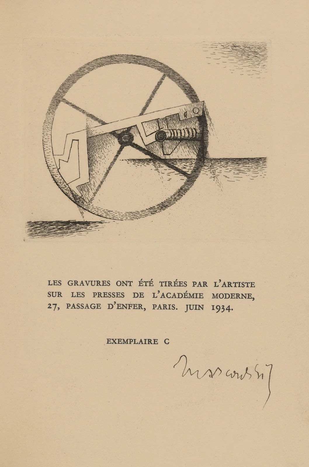 Exemplaire C av Louis Marcoussis