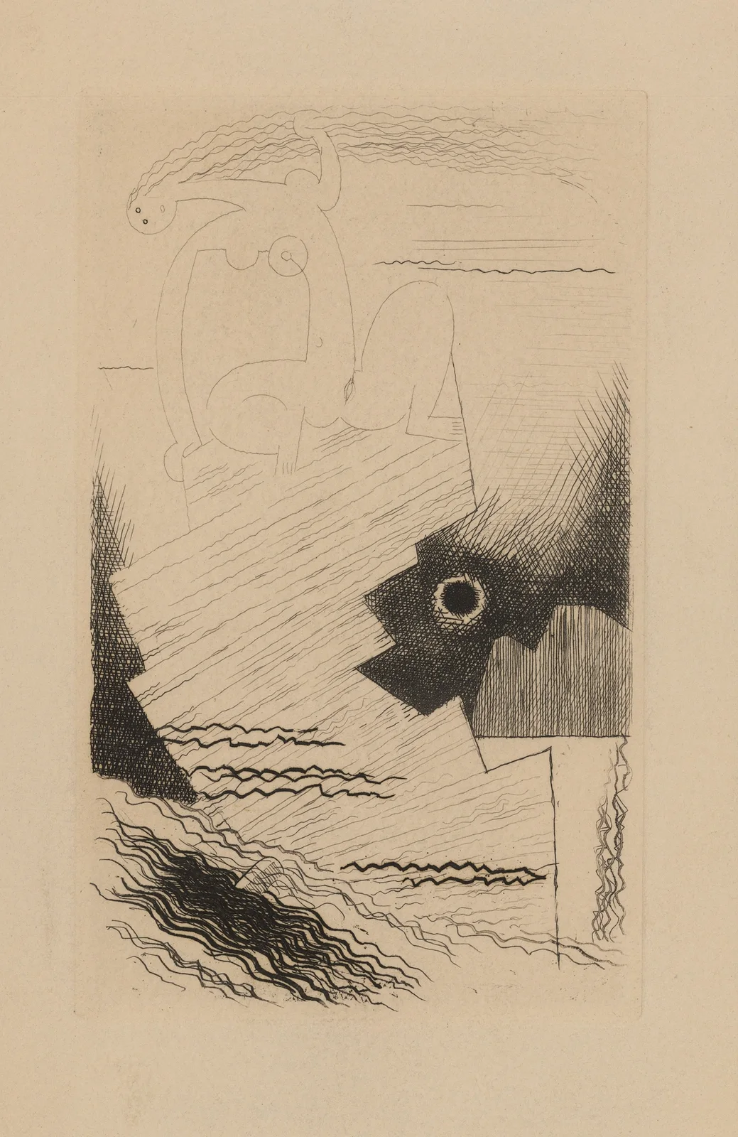 La Loreley av Louis Marcoussis